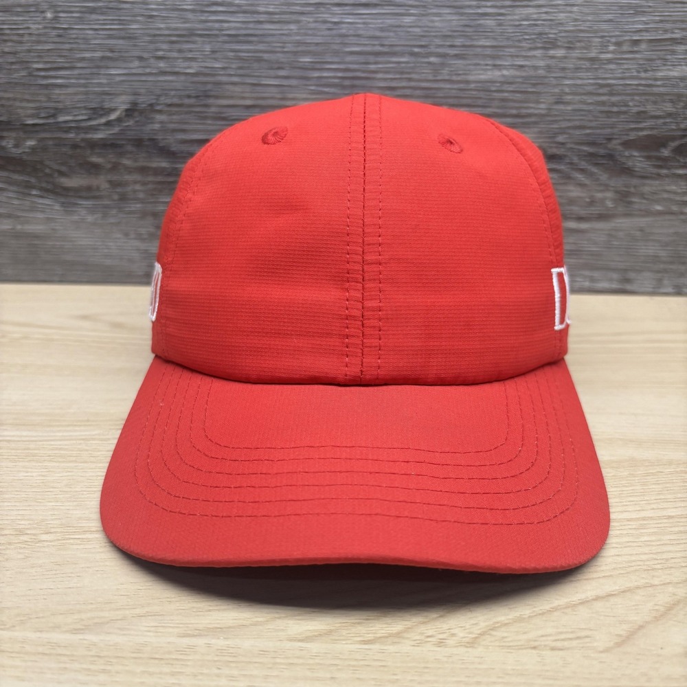DAOU Hat Cap Strap Back Red Loved Embroidered Logo Winery Baseball Dad Hat Mens